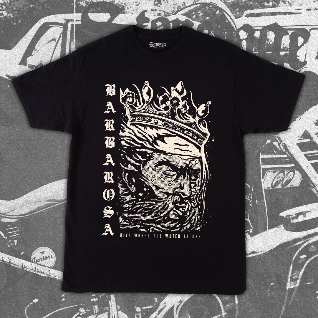 Barbarosa Dive Where The Water Is Deep Unisex Shirt, Frederick Barbarossa funny historic unisex t-shirt
