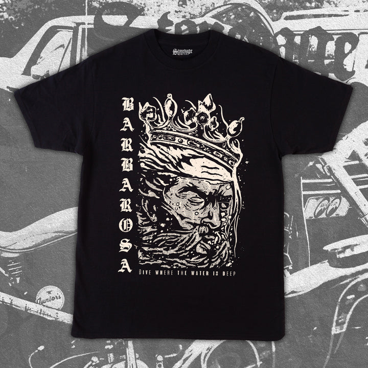 Barbarosa Dive Where The Water Is Deep Unisex Shirt, Frederick Barbarossa funny historic unisex t-shirt
