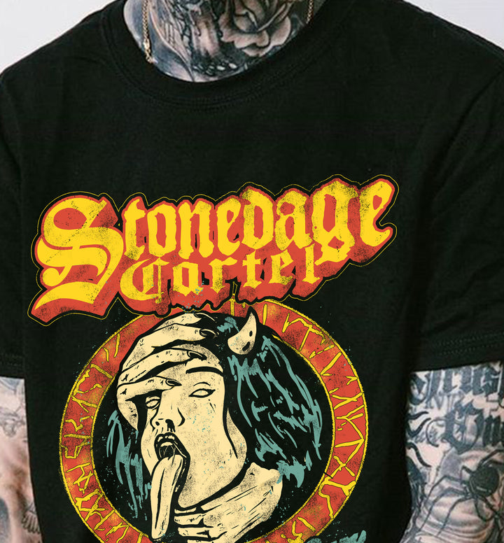 Choke me Daddy Unisex T-shirt, Vintage Heavy Metal Edgy Stonedage Cartel Unisex Shirt model