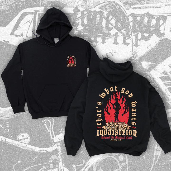 nquisition Unisex Hoodie, Religion Crimes Historic Goth Unisex Hoodie.