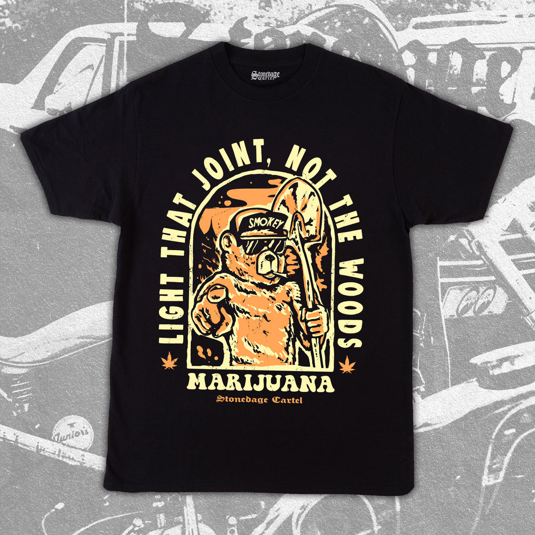 Light That Join, Not The Woods, Urban Smokey The Bear Unisex T-shirt