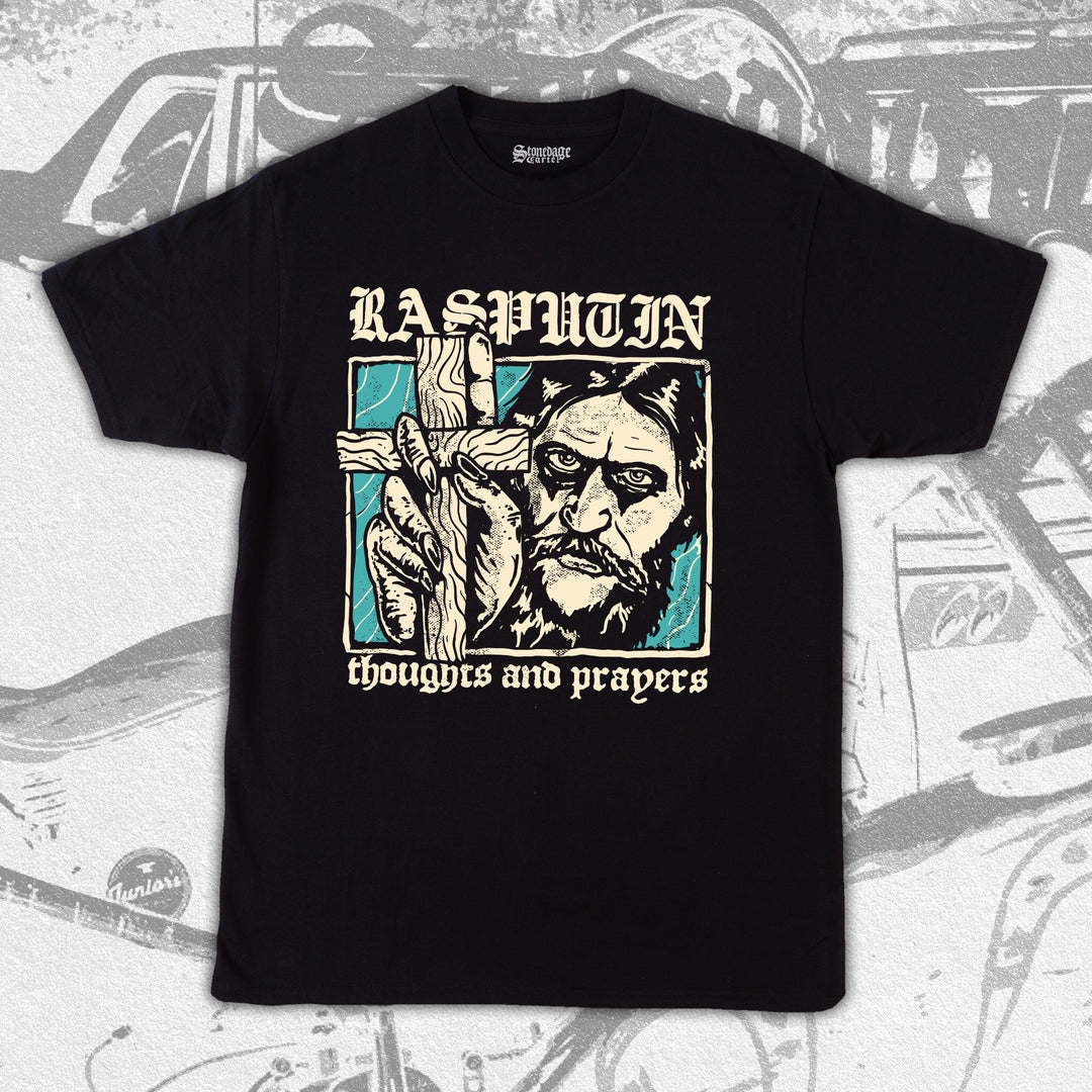Rasputin - Thoughts and prayers Goth Unisex T-shirt