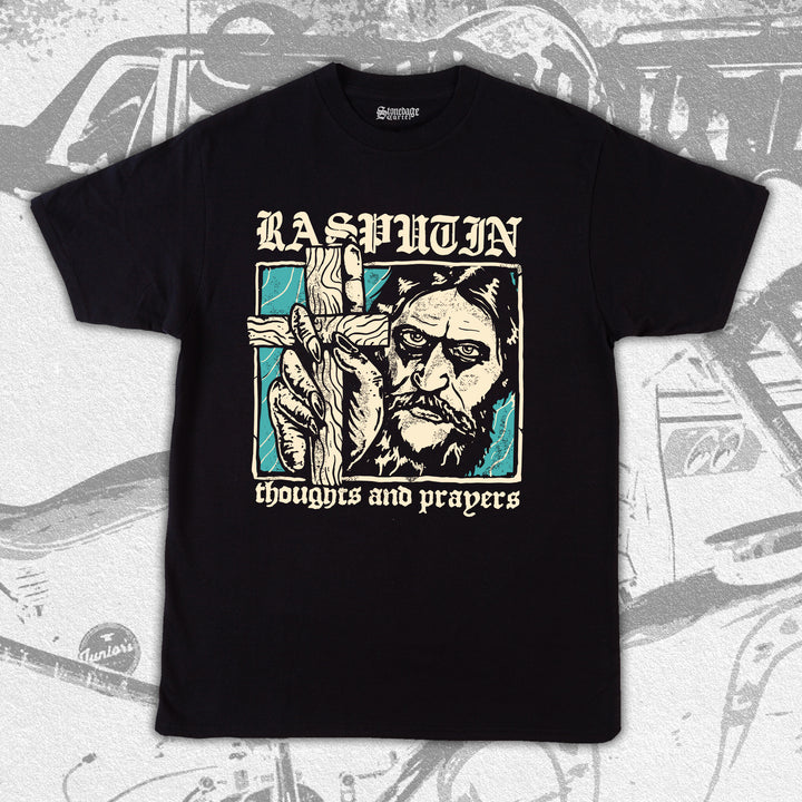 Rasputin - Thoughts and prayers Goth Unisex T-shirt