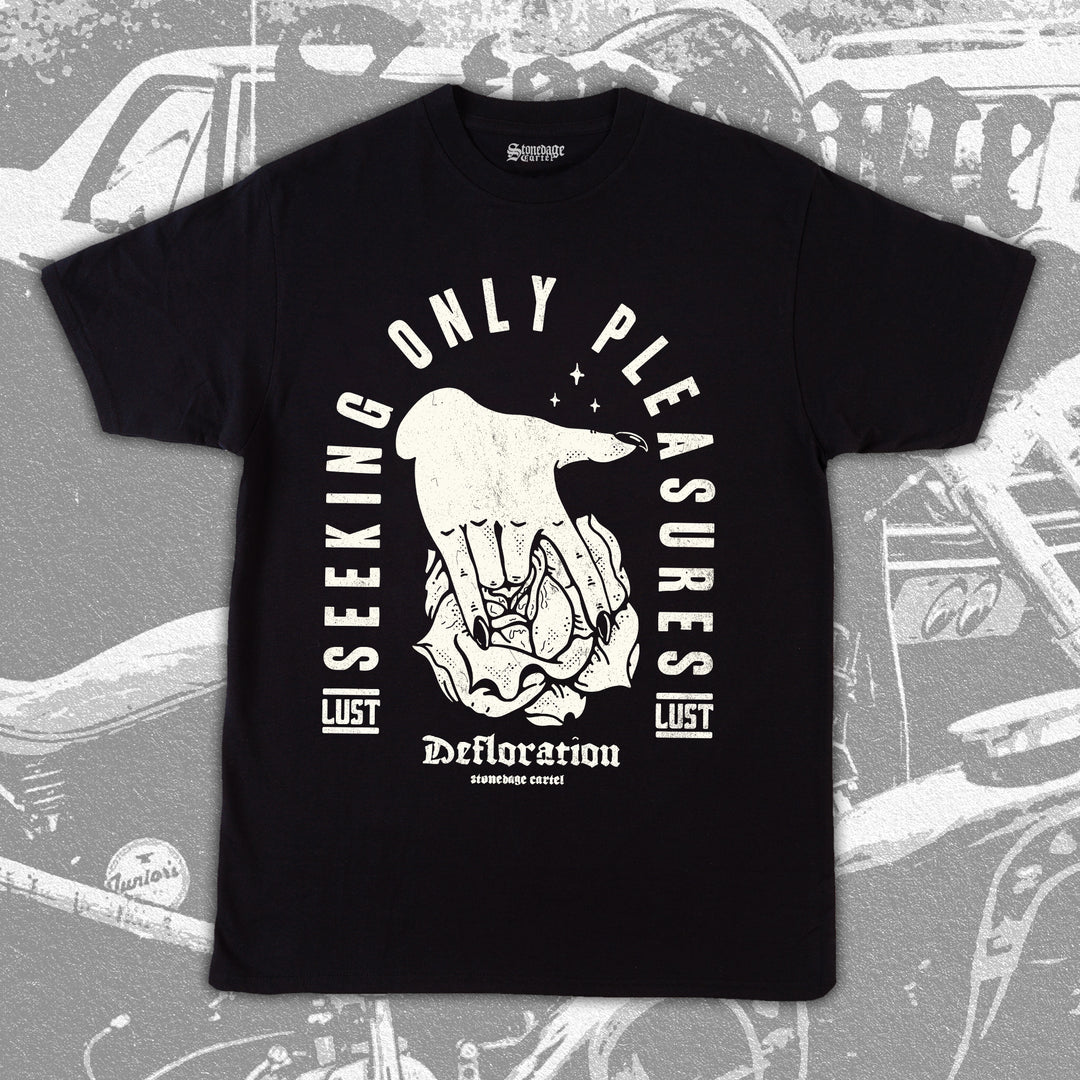 Seeking Only Pleasure - Defloration Tattoo Goth Funny Unisex Shirt