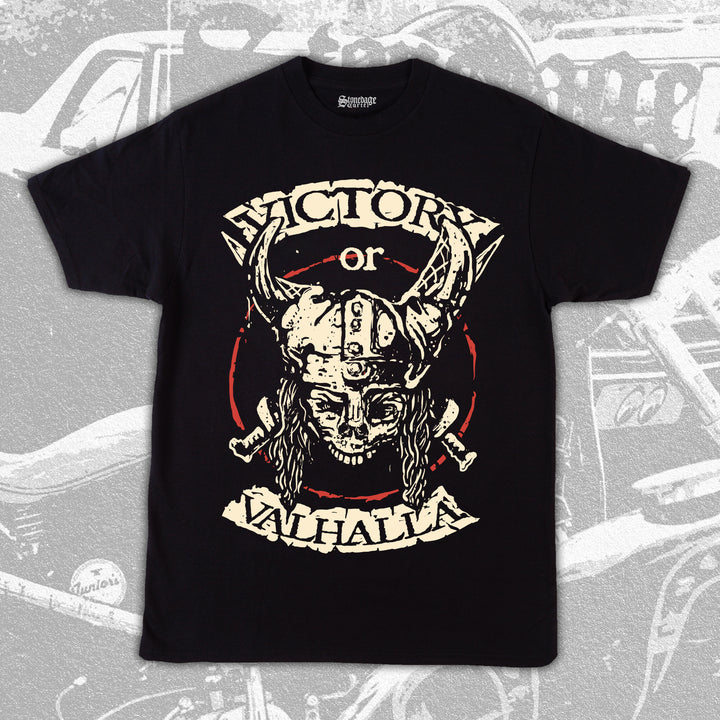 Victory or Valhalla Heavy Metal Unisex Tee