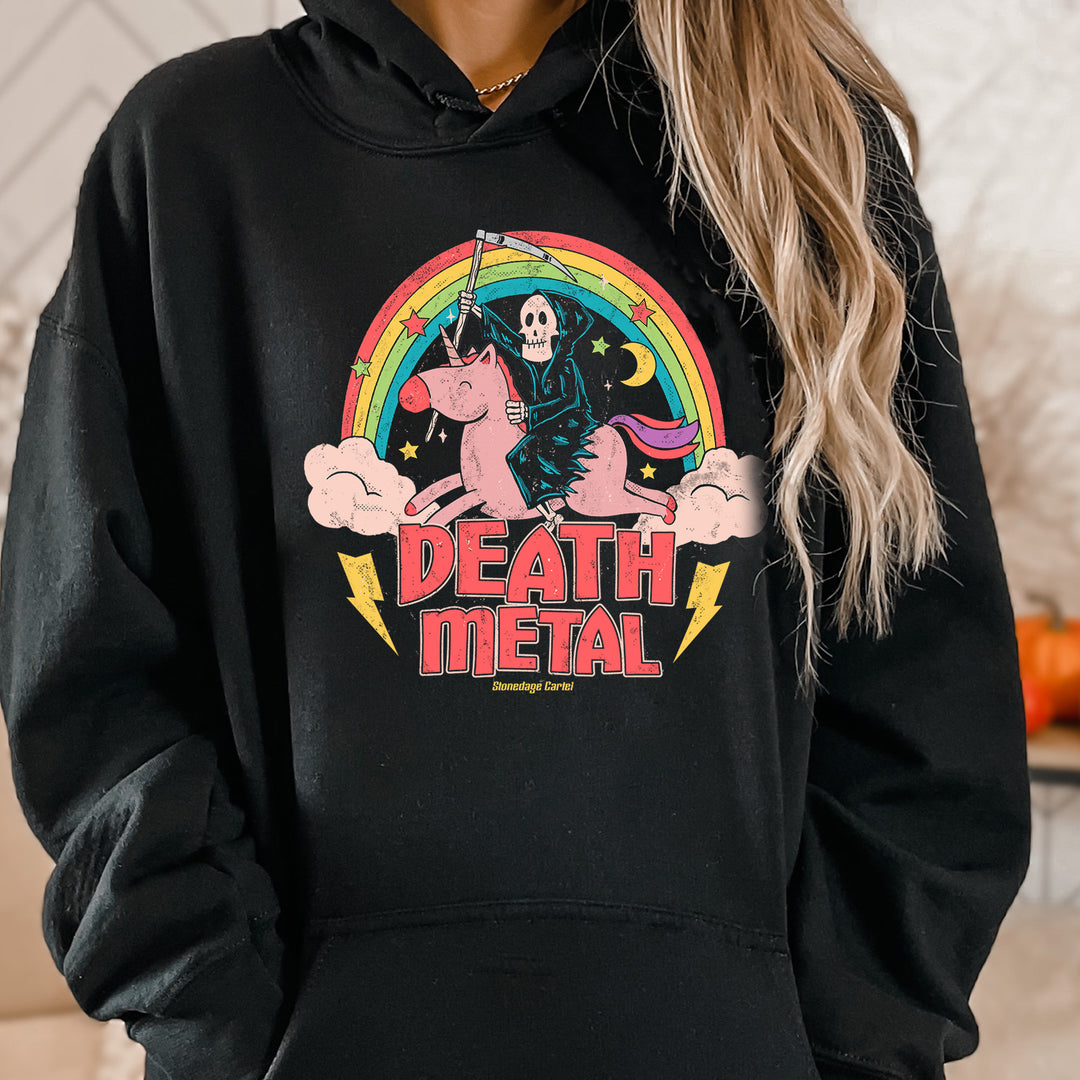 Death Metal Unisex Hoodie Model