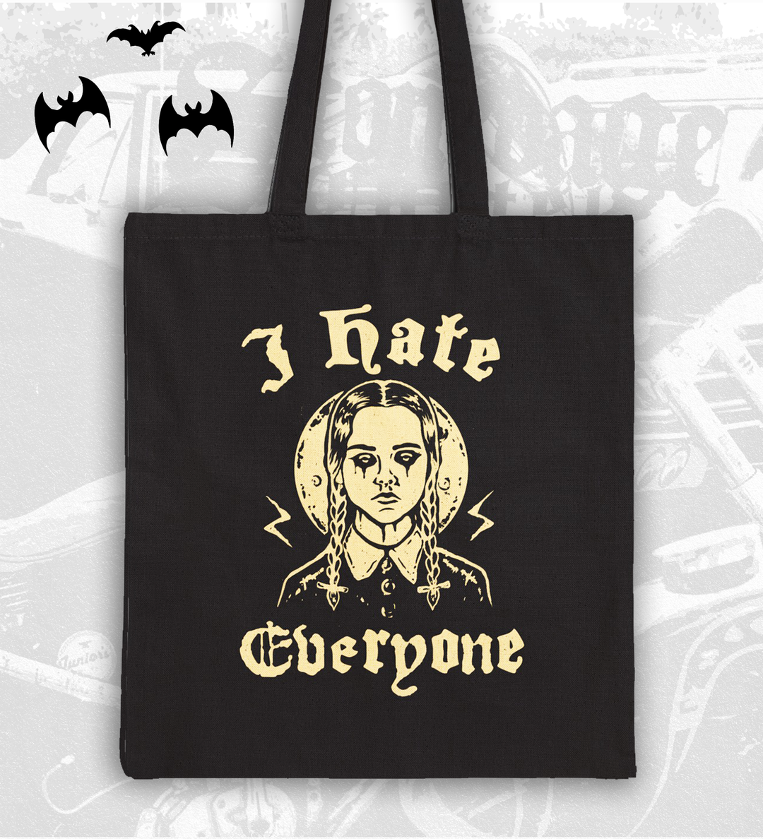 I Hate Everyone Tote Bag