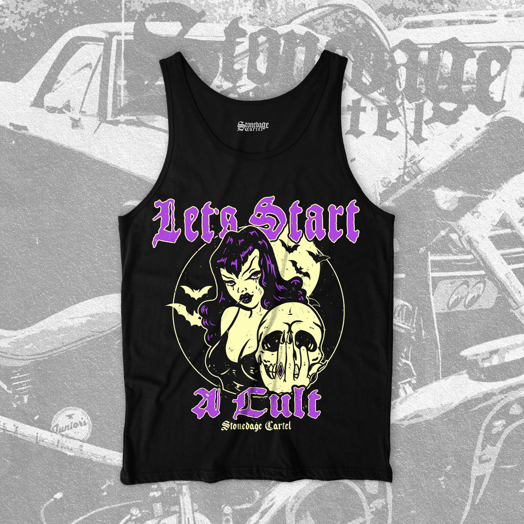 'Let's Start a Cult' Unisex Tank Top