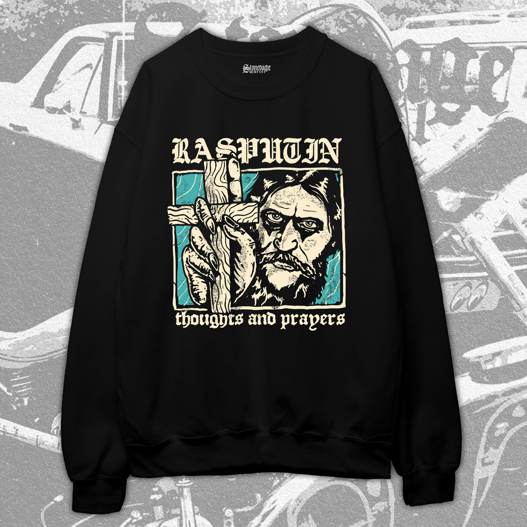 'Rasputin-Thoughts and Prayers' Unisex Sweatshirt