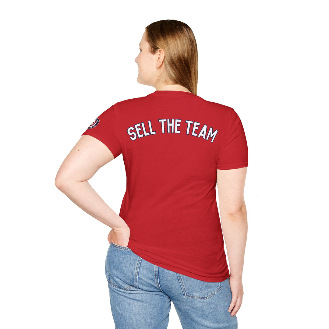 Sell The Team "W Lerners" Baseball Style Red T-Shirt