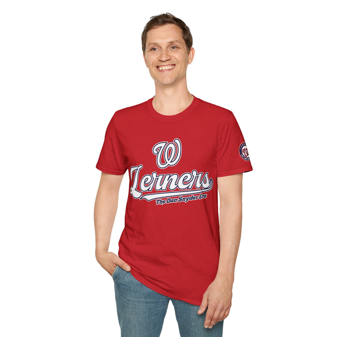 Sell The Team "W Lerners" Baseball Style Red T-Shirt