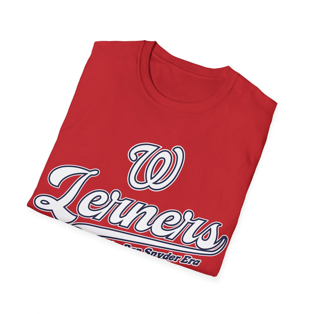 Sell The Team "W Lerners" Baseball Style Red T-Shirt