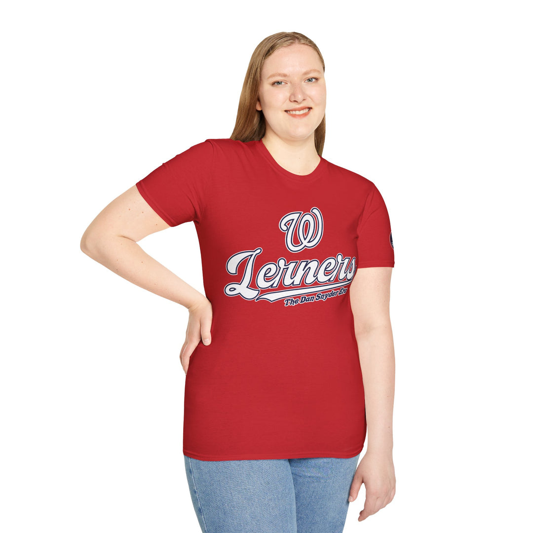 Sell The Team "W Lerners" Baseball Style Red T-Shirt