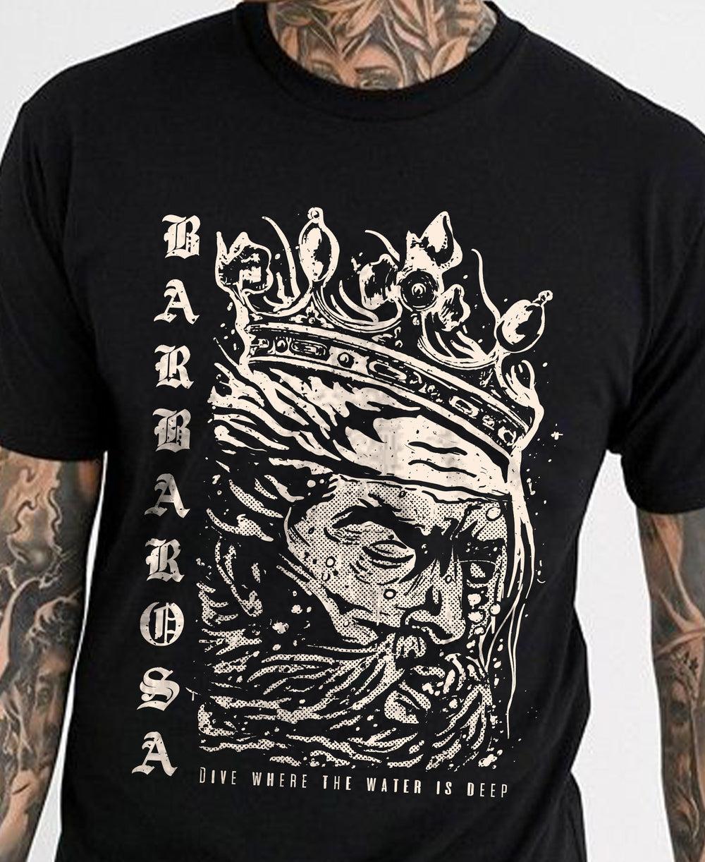 Barbarosa Dive Where The Water Is Deep Unisex Shirt Model