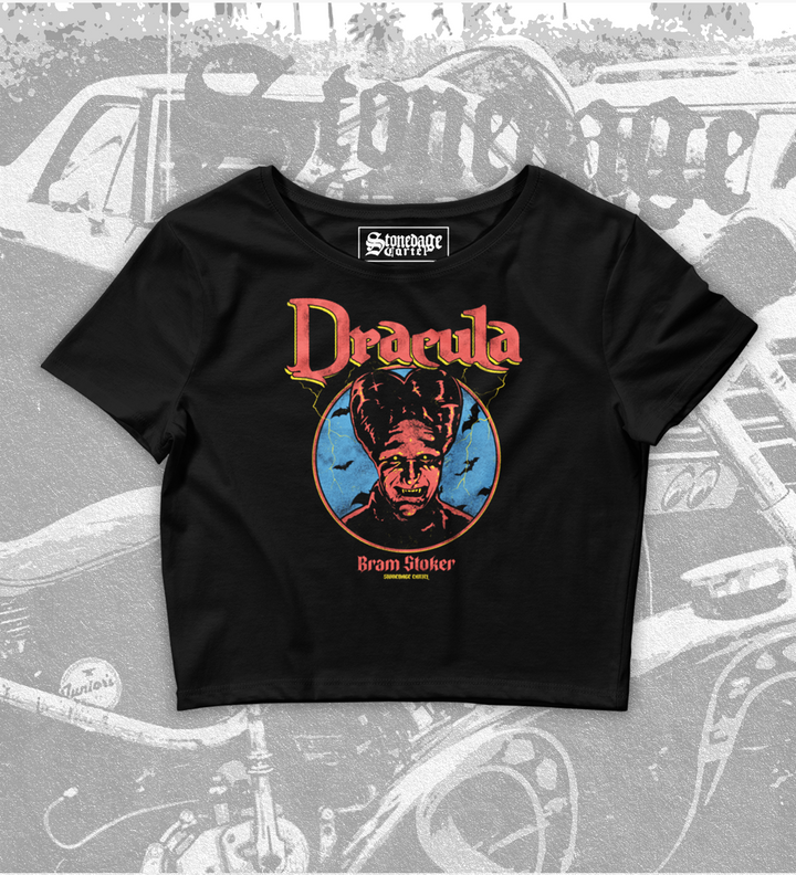 Dracula Bram Stoker Women’s Crop Tee