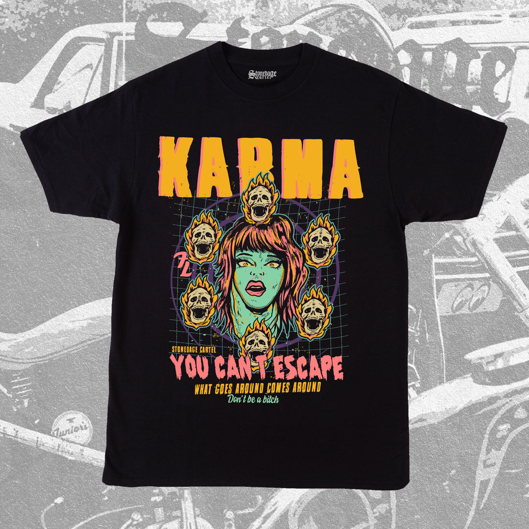 Karma Unisex Cotton Crew Tee