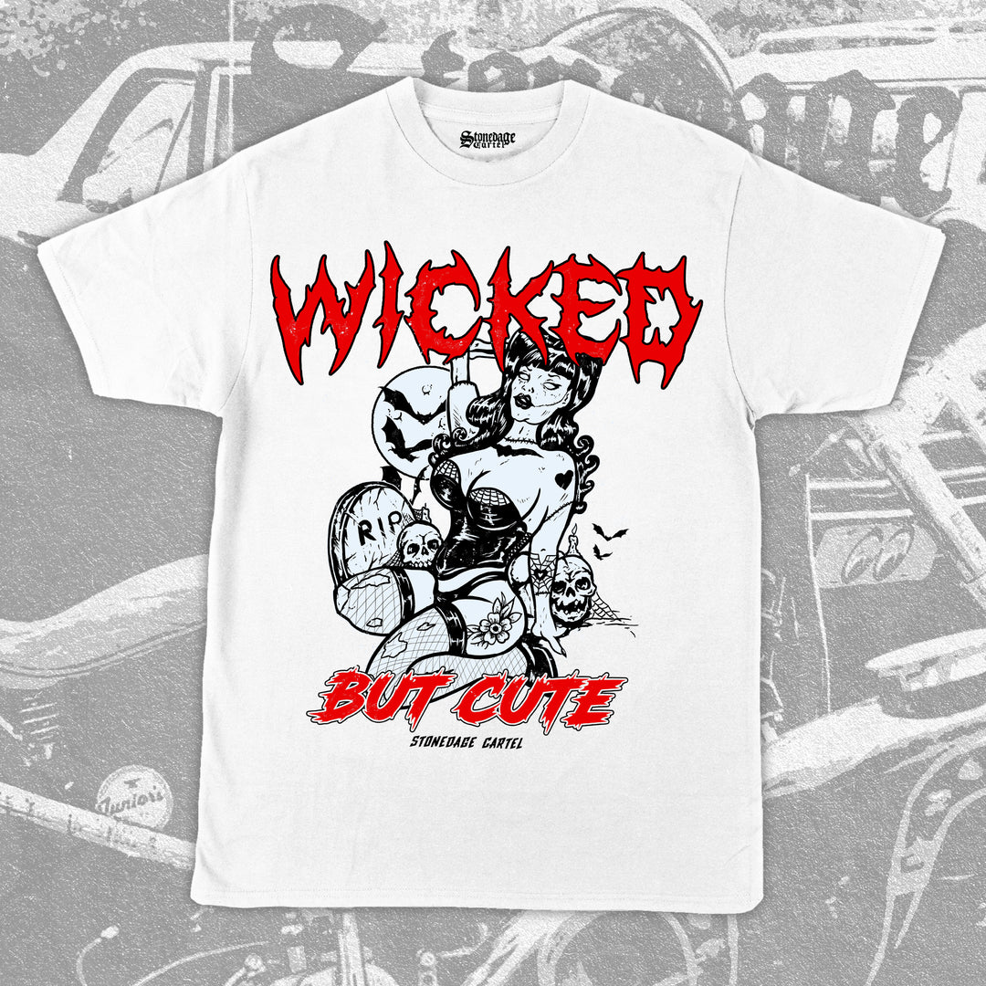 Wicked But Cute Unisex T-shirt White